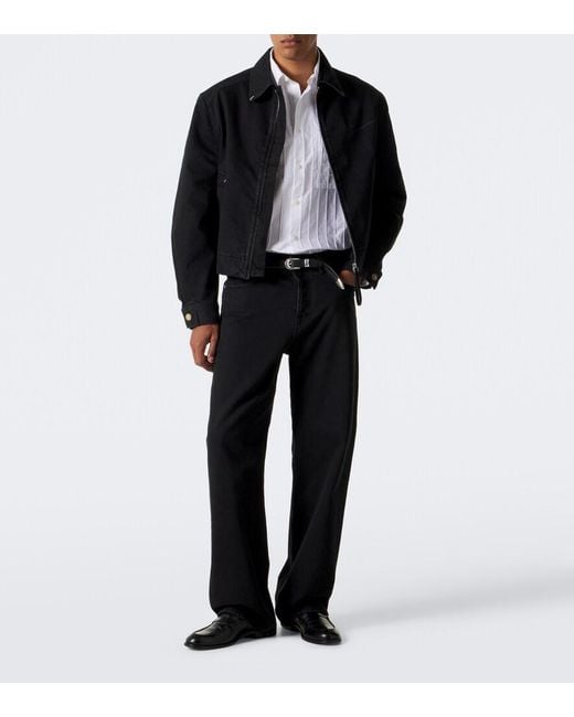 Jacquemus Black Canevas De-Nimes Denim Jacket for men