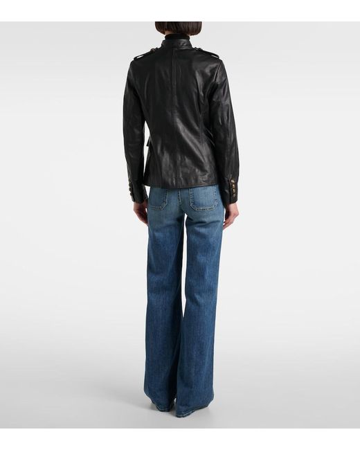 Nili Lotan Black Geraldine Leather Jacket