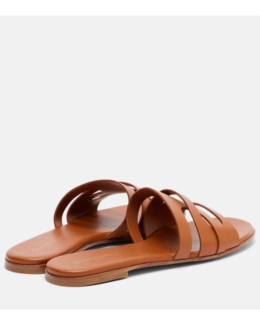Sandalias De Piel Gianvito Rossi de color Brown