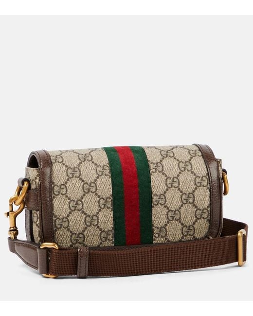 Gucci Brown Ophidia Mini-Tasche