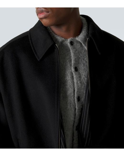 Acne Black Wool And Cashmere Jacket for men