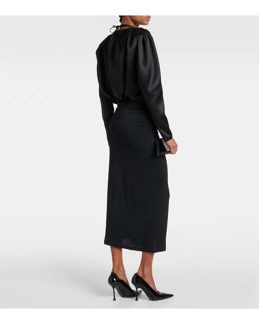 Wolford Crepe Jersey Pencil Skirt in Black