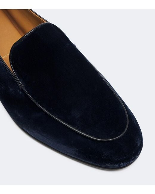 Tom Ford Blue Velvet Loafers