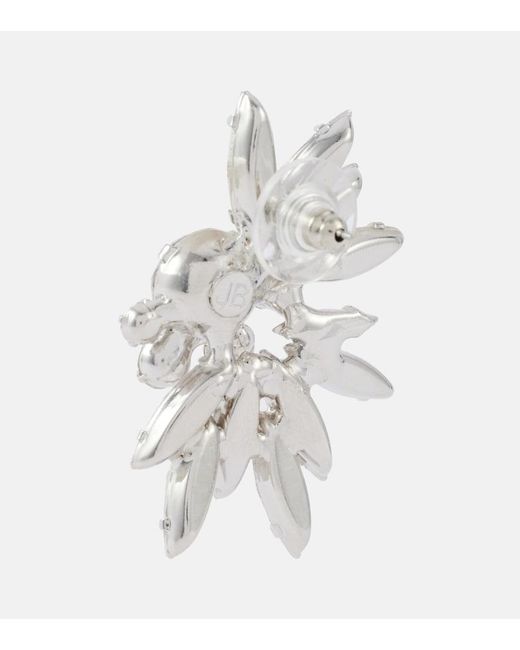 Jennifer Behr Metallic Shanti Crystal-Embellished Earrings