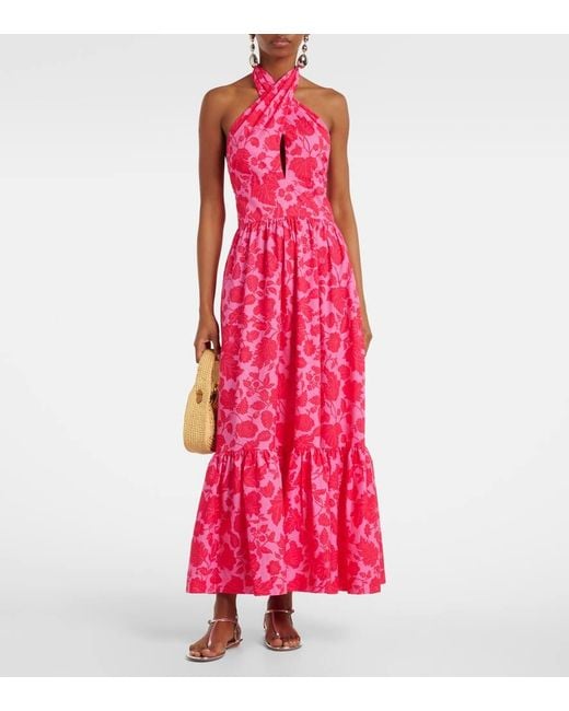 Vestido Fairhaven De Mezcla De Algodon Heidi Klein de color Pink