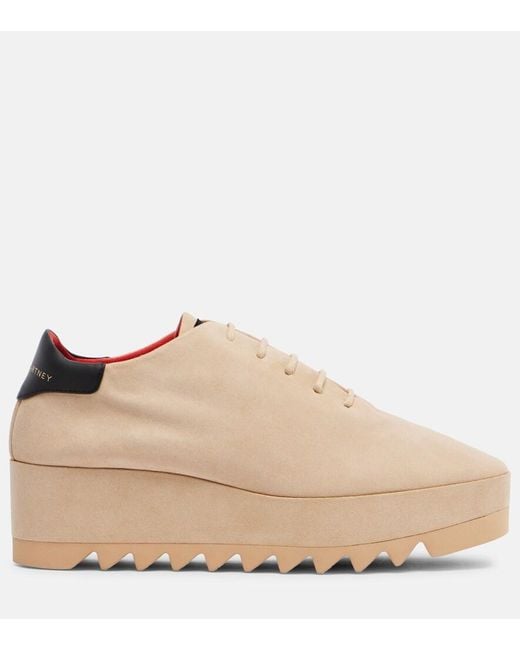 Baskets Compensees Sneak-Elyse Stella McCartney en coloris Natural