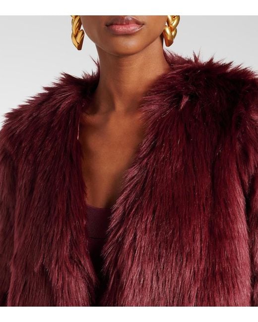 Galvan Red Manouchi Cropped Jacket