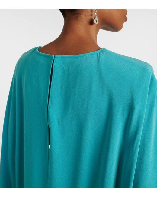Roland Mouret Blue Robe Aus Crepe
