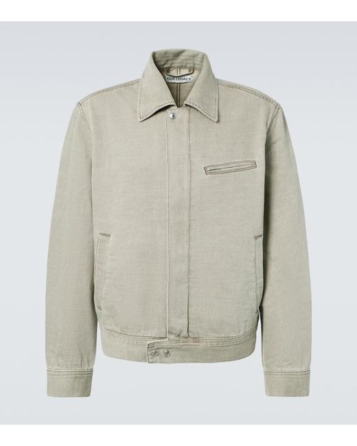 Our Legacy Gray Miller Denim Jacket for men