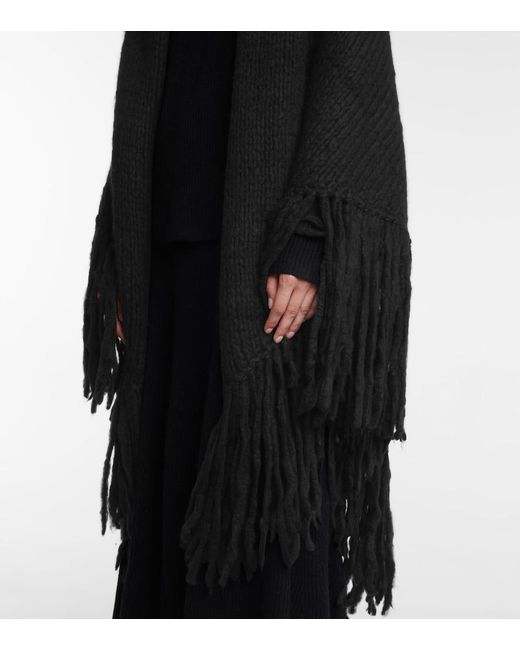 Gabriela Hearst Black Lauren Cashmere Scarf