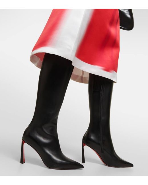 Bottes Condora Botta 85 En Cuir Christian Louboutin en coloris Black