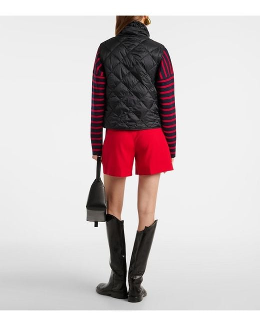Max Mara Black The Cube Tregic Quilted Down Vest