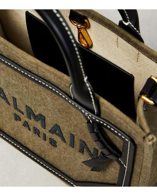 Balmain Multicolor Tote B-Army Small Aus Canvas