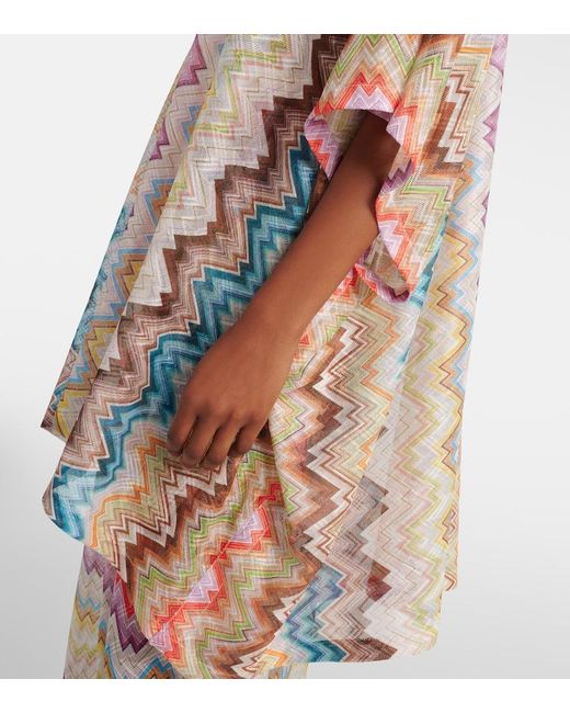 Missoni Multicolor Zigzag Beach Dress