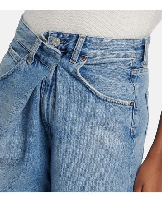 Agolde Blue Vana Wide-Leg Jeans