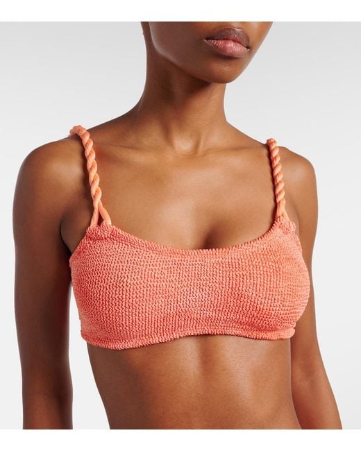 Hunza G Orange Phoebe Bikini