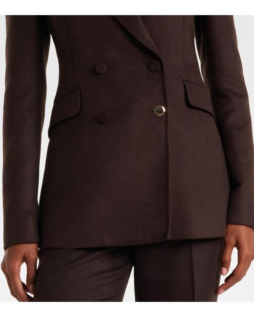 Gabriela Hearst Brown Stephanie Silk Blazer