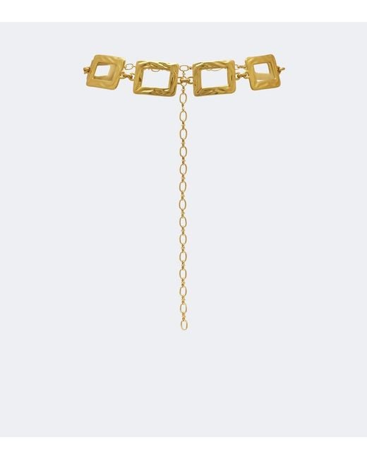 Zimmermann White Plated Chain Belt