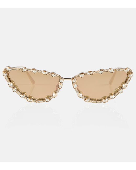 Dior Natural Missdior B1u Embellished Sunglasses