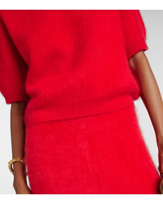 Lisa Yang Red Juniper Cashmere Sweater