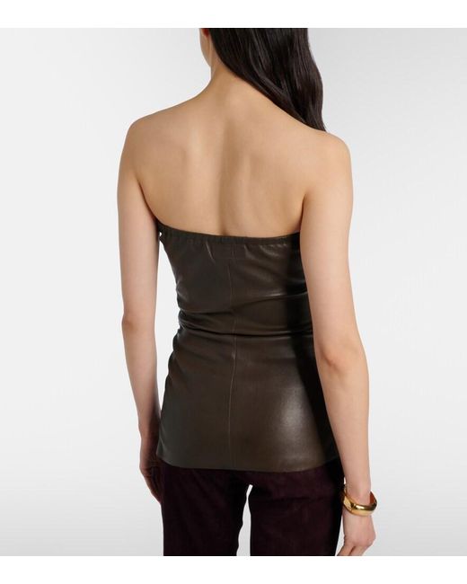 Stouls Black Laya Leather Bustier