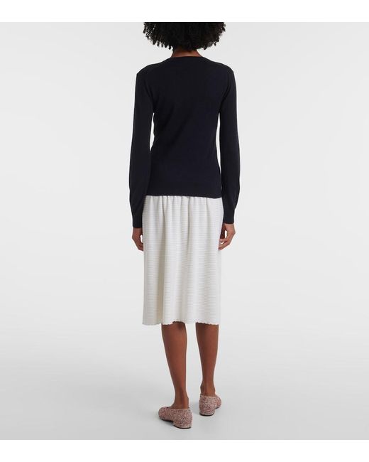 Loro Piana Blue Neo Piuma Cashmere Sweater
