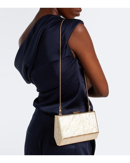 Jonathan Simkhai Natural Maddox Small Clutch