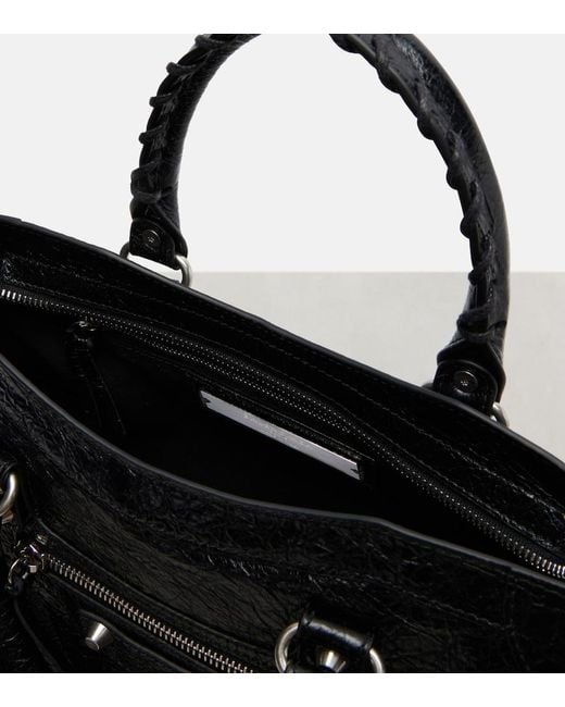 Balenciaga Black Le City Small Leather Tote Bag