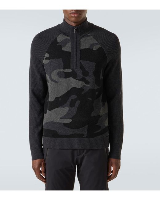 Bogner Black Reso Virgin Wool Sweater for men