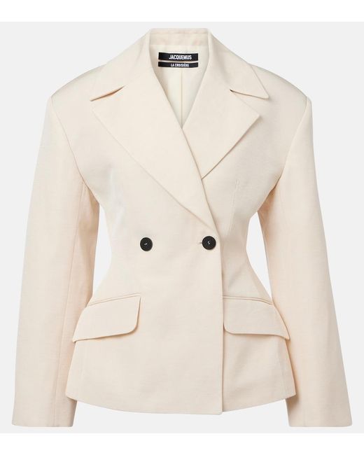 Blazer Norma Jacquemus de color Natural