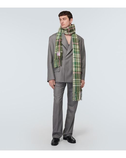 Sciarpa di Acne in Green da Uomo