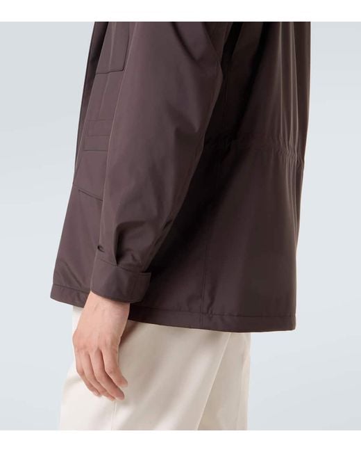 Loro Piana Brown Traveller Field Jacket for men