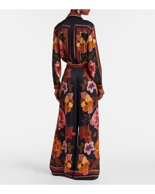 Farm Rio Red Weite High-Rise-Hose