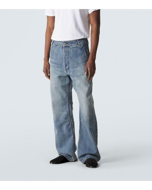 Fear Of God Blue Utility Straight Jeans for men