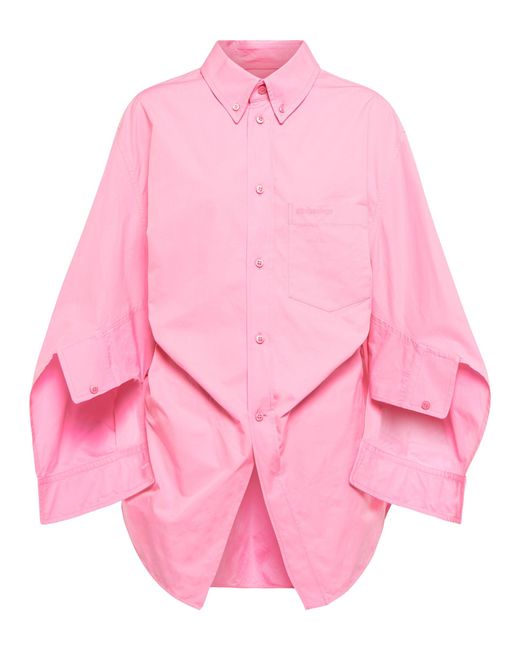 Balenciaga Oversized Cotton Shirt in 
