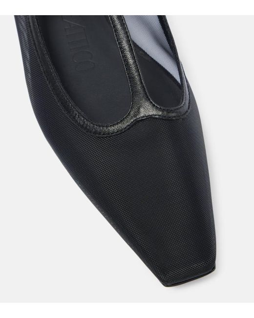 The Attico Black Ballerinas Juno