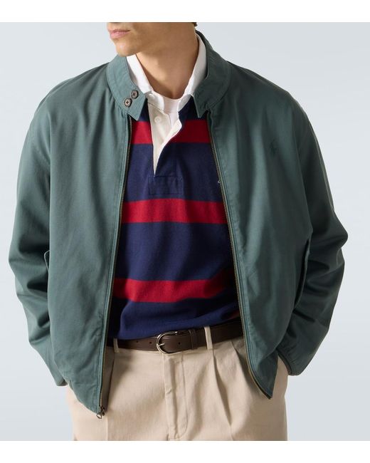 Polo Ralph Lauren Blue Bedford Cotton Chino Jacket for men