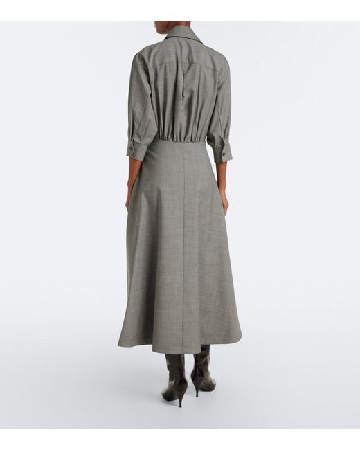 Altuzarra Gray Eleanor Wool Midi Dress