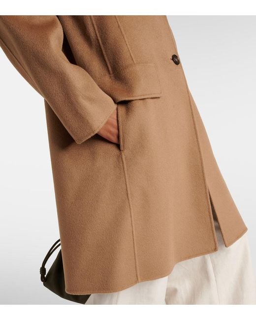 Max Mara Brown Mantel Aus Wolle