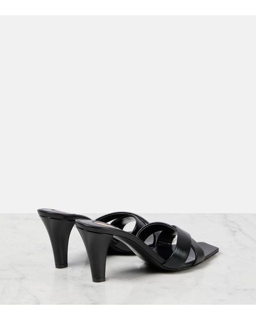 Saint Laurent Black Jill Leather Sandal