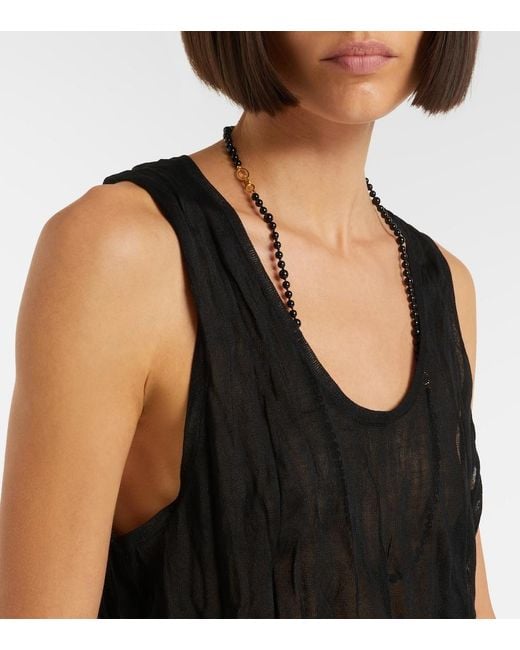 Totême  Black Knitted Top
