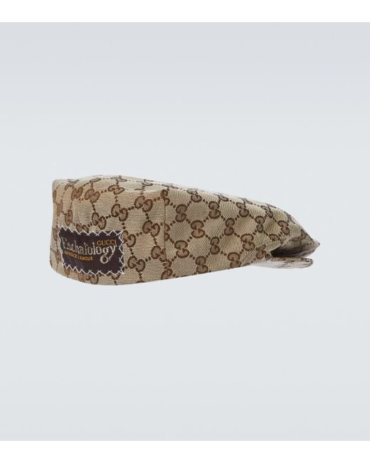 Gucci Synthetic GG Cotton Drill Flat 