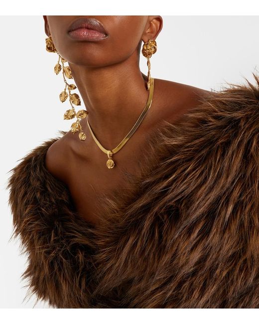 Magda Butrym Metallic Plated Chain Necklace