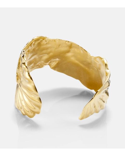 YSSO Metallic Birth Of Venus 24Kt-Plated Cuff Bracelet