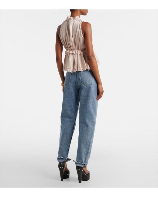 Chloé Blue Tapered Jeans