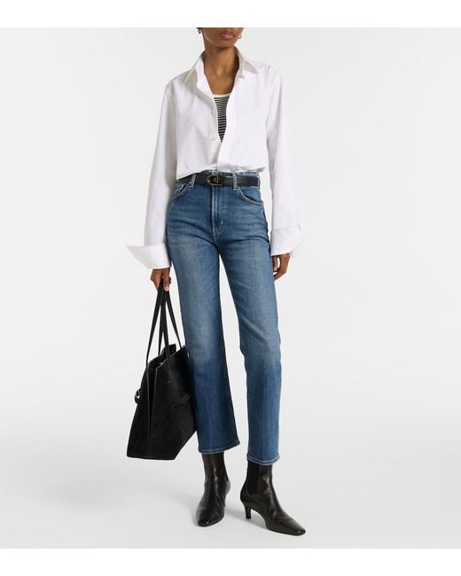 Citizens of Humanity Blue Zurie Ankle High-Rise Slim Jeans