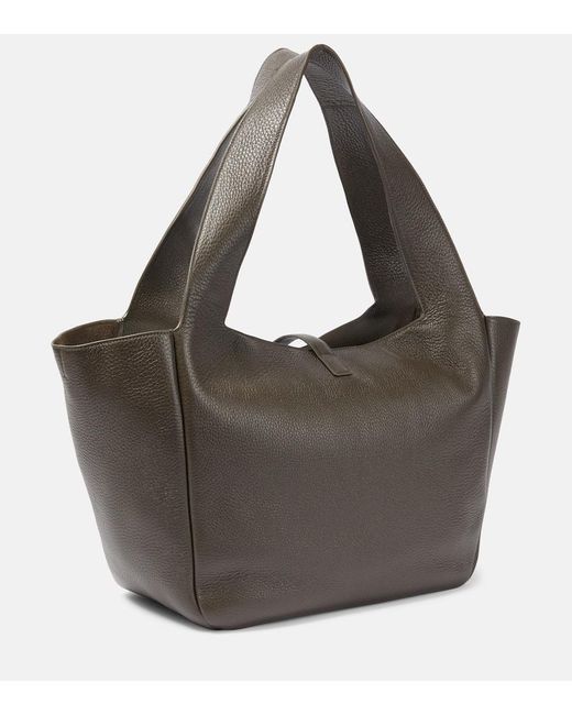 Saint Laurent Black Shopper Le 5 A 7 Bea Aus Leder