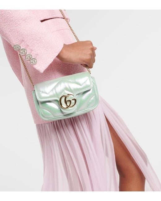 【GUCCI】SUPER MINI BAG GUCCI GG Marmont Super Mini | RUSE