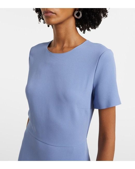 Stella McCartney Blue Iconic Ruffled Minidress