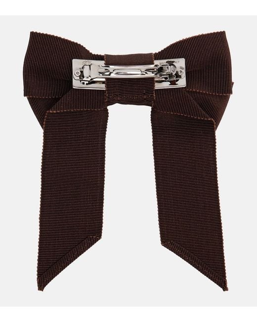 Roger Vivier Black Broche Vivier Embellished Hair Clip